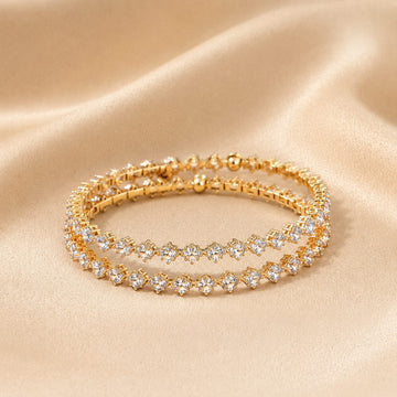Sitara Zircon Bracelet Pair
