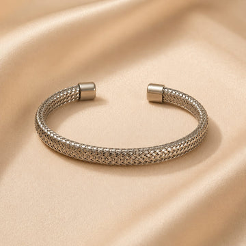 Reshmi Silver Cuff Bracelet