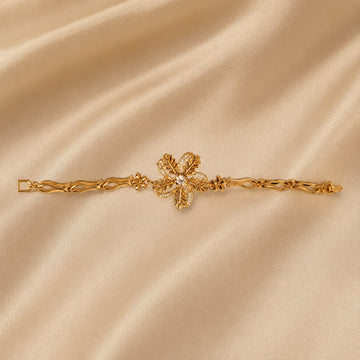 Gulmohar Golden Bracelet