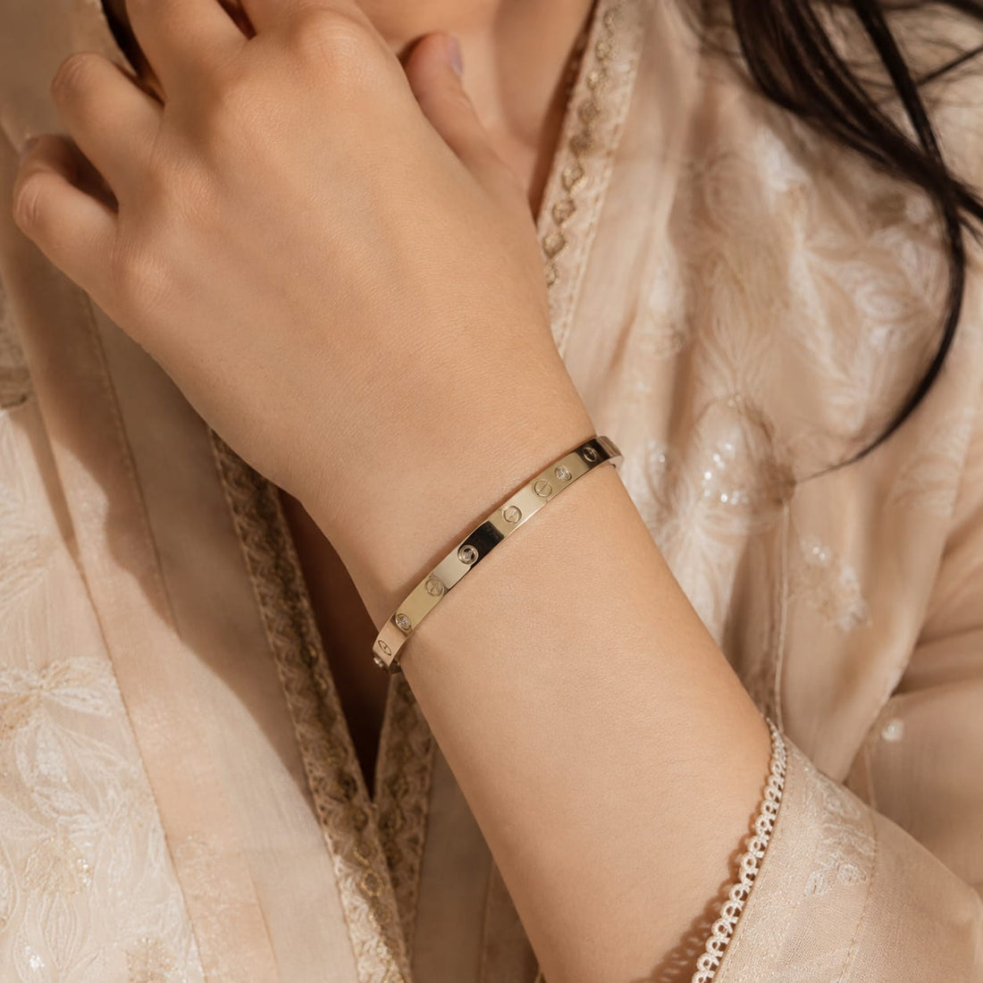 Cascade Bezel Bracelet
