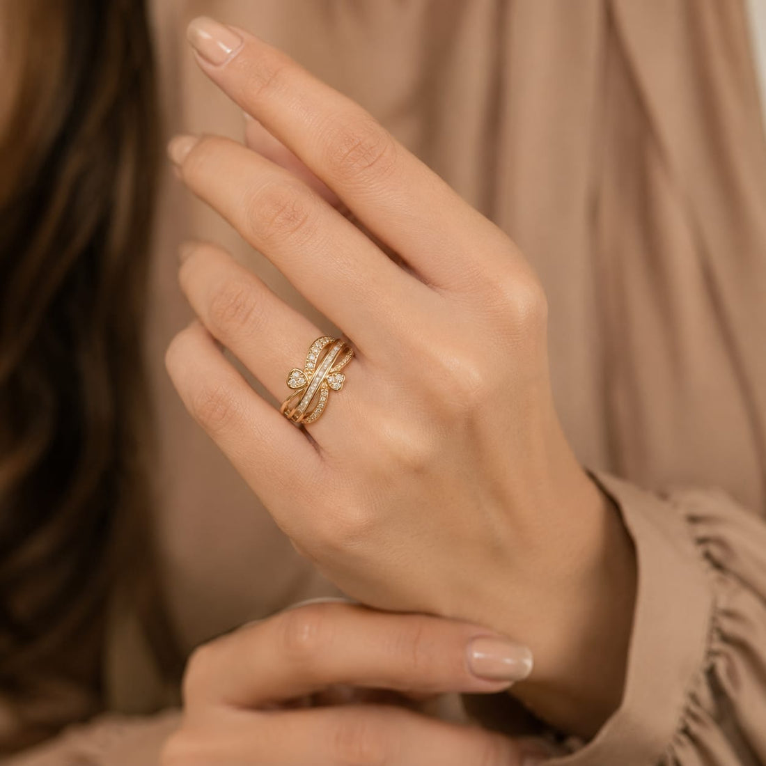 Infinity Heart Ring