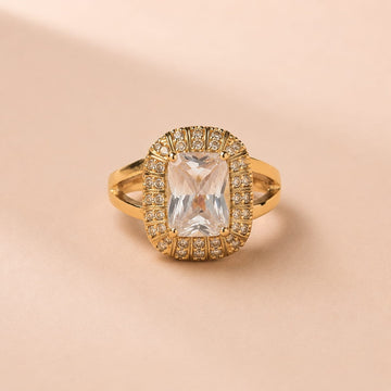 Golden Empress Halo Ring