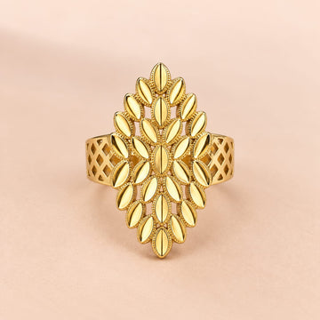 Shahana Lotus Shield Ring