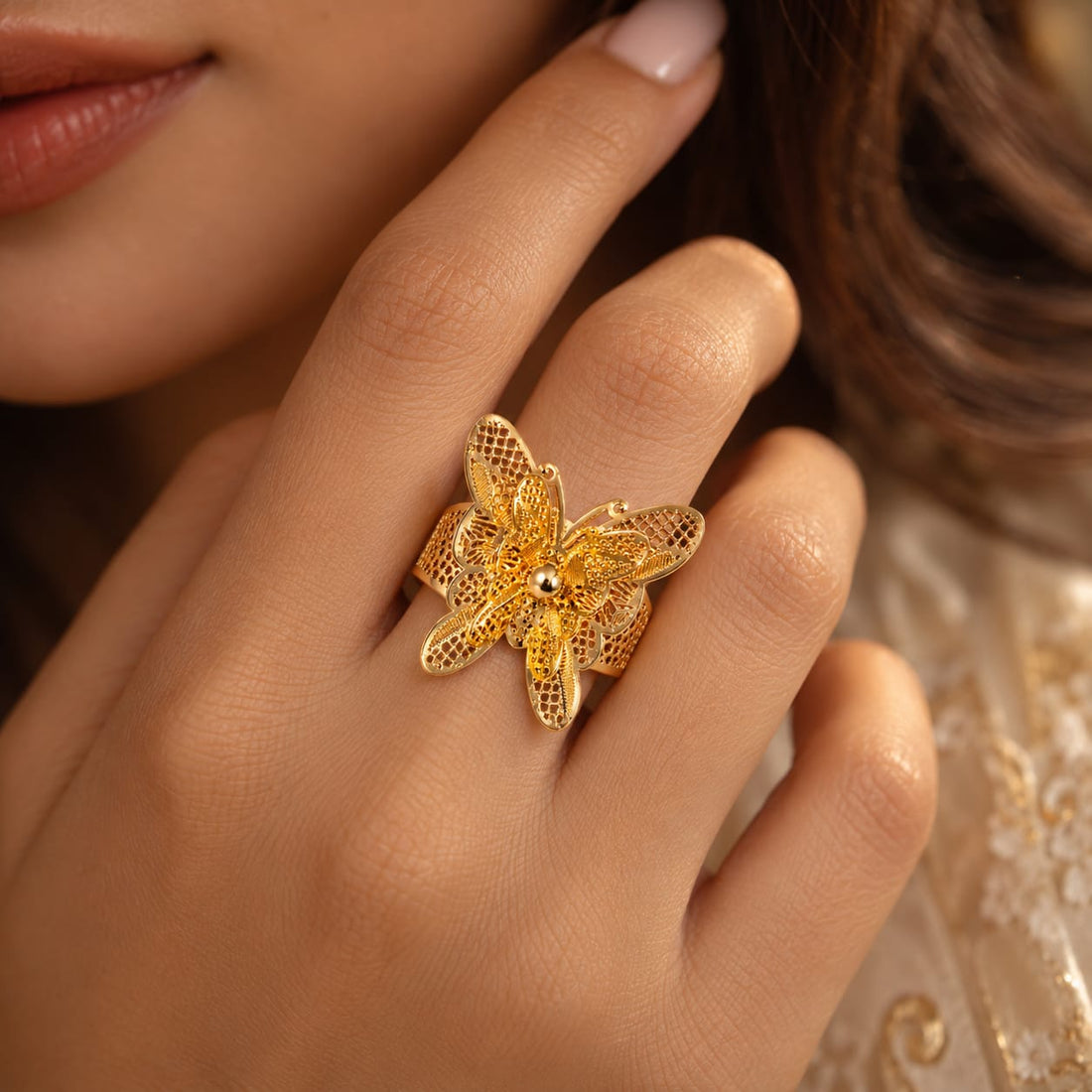 Monarch Butterfly Ring