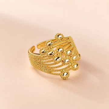 Golden Plume Ring