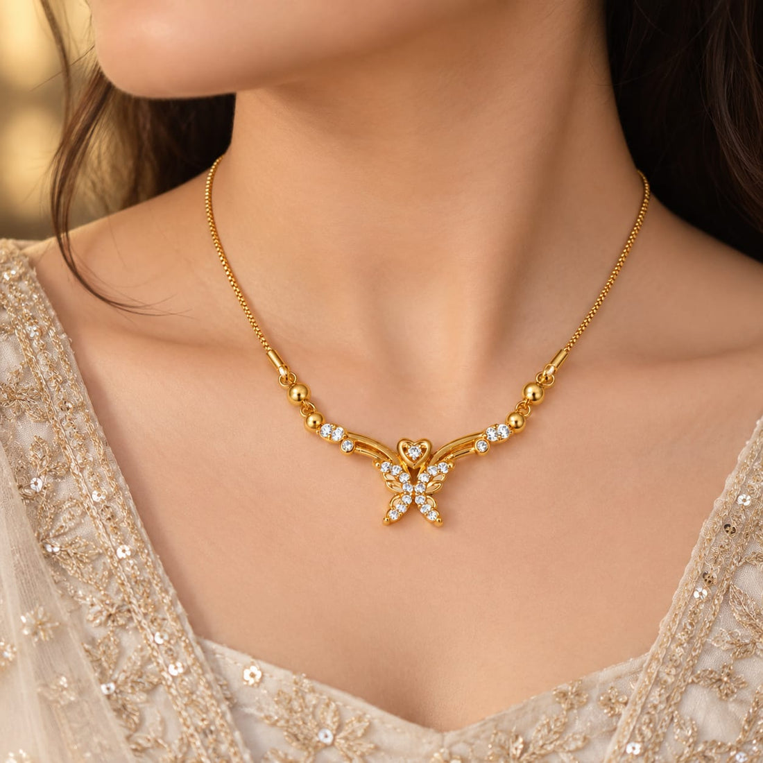 Aura Butterfly Pendant