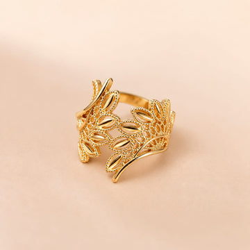 Shahzadi Golden Vine Ring