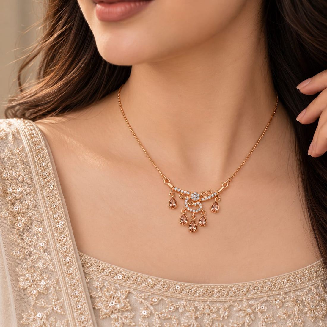Empress Peacock Pendant