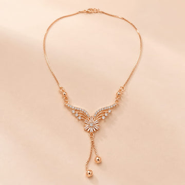 Parisa Winged Rosette Lariat