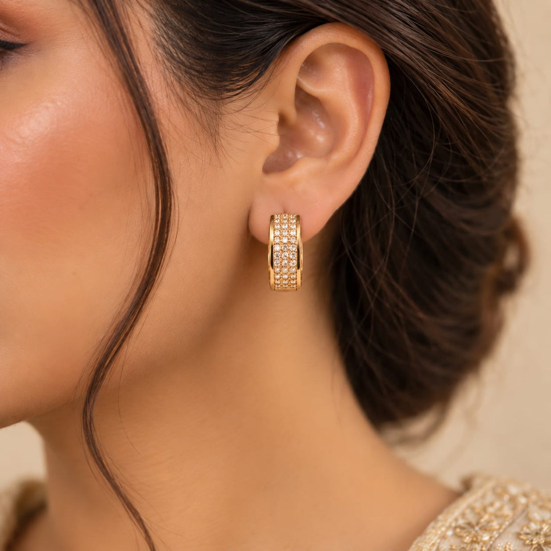 Aftab Pavé Earrings