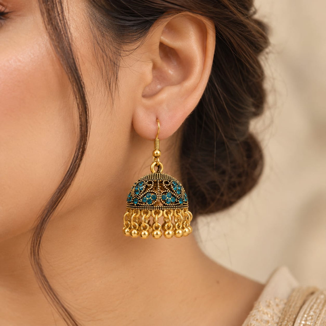 Firoza Royal Jhumka
