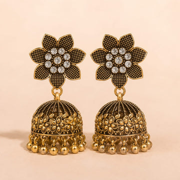 Sunehari-Gul Jhumkas